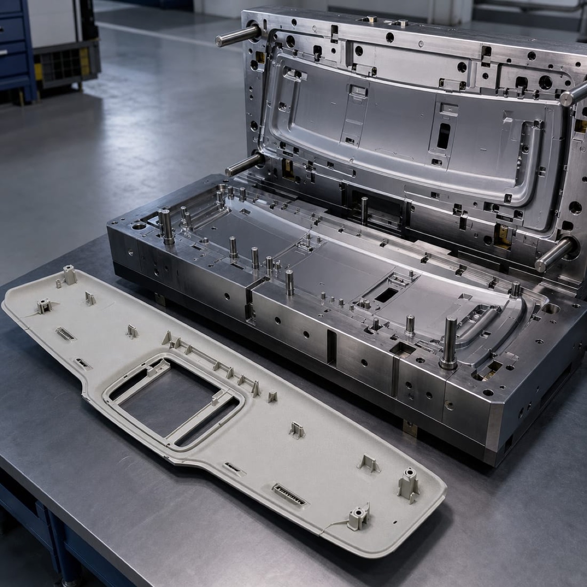 Automotive plastic part mold